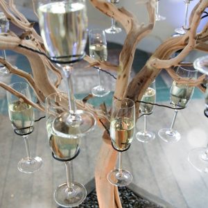 arbol,champagne,bodas,eventos