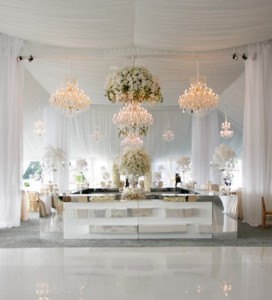 Alquiler de lamparas de cristal,iluminacion boda de lujo