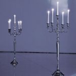 candelabros de plata 130cm