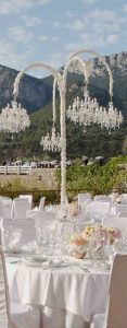 iluminacion exterior para bodas