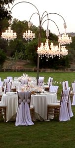iluminacion jardin para bodas